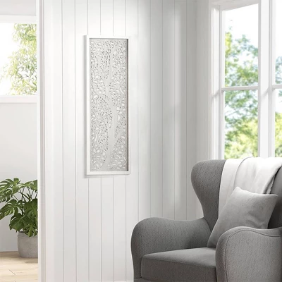 Laurel Branches Carved Wood Wall Decor Panel Gray - Madison Park 7 Laurel Branches Carved Wood Wall Decor Panel Gray - Madison Park - Image 7