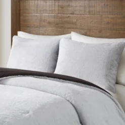 Madison Park 3pc Everett Faux Fur To Mink Down Alternative Comforter Set Ivory -Furniture Promotion Shop GUEST 0e3a9052 084f 4498 98b4 9aae948bb748