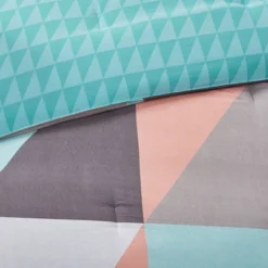 Queen 8pc Zuri Reversible Complete Bed Set Includes Sheets - Aqua -Furniture Promotion Shop GUEST 12ac4086 c2d1 44b8 a510 dfa3056b9027