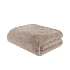 50"x60" Sienna Solid Premium Faux Fur Throw Blanket - Madison Park -Furniture Promotion Shop GUEST 212cdd0a 4bf2 42c0 9b33 36c3fb357dff