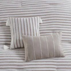 Madison Park 5pc River Clipped Jacquard Comforter Bedding Set With Throw Pillows Off-White -Furniture Promotion Shop GUEST 21f9fde6 8fb2 425c afb2 a3665713f937