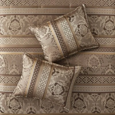 7pc Mirage Polyester Jacquard Comforter Bedding Set 6 7pc Mirage Polyester Jacquard Comforter Bedding Set - Image 6