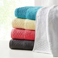 6pc Curv Jacquard Wavy Cotton Towel Set -Furniture Promotion Shop GUEST 277f0990 2cc0 48ab be05 c7b0c61bef2d