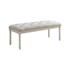 Beckett Tufted Accent Bench Light Gray/Natural - Madison Park Signature 7 Beckett Tufted Accent Bench Light Gray/Natural - Madison Park Signature -Furniture Promotion Shop GUEST 2aa44de6 a1e7 467f 996f a19d59bc5951
