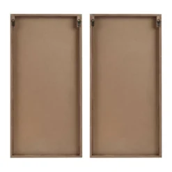 2pc Birch Palms Carved Wall Panel Set Dark Brown - Madison Park -Furniture Promotion Shop GUEST 2b405a6d cdf0 4691 b42b 44bd93de2c4b