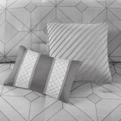 7pc Ollie Jacquard Comforter Set Gray - Madison Park -Furniture Promotion Shop GUEST 2bcb9963 5744 4553 9040 9dc90e867825