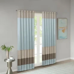 84"x50" Salem Polyoni Pintuck Light Filtering Window Curtain Panel - Madison Park -Furniture Promotion Shop GUEST 2ed6ca12 361f 4e1f ad93 6a65966bd186
