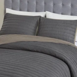 Madison Park 3pc Ashton Crinkled Microfiber Reversible Quilt Set -Furniture Promotion Shop GUEST 30c233d0 a69e 41d4 a5b4 4489f68ff4d2