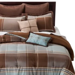 Brown Daniel Comforter Set 8pc 5 Brown Daniel Comforter Set 8pc -Furniture Promotion Shop GUEST 31a5ccfa 4108 42a8 8ddd e3e23afaa801