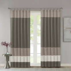 84"x50" Salem Polyoni Pintuck Light Filtering Window Curtain Panel - Madison Park -Furniture Promotion Shop GUEST 32eae78a 32cb 4598 bb05 3b55c4105717