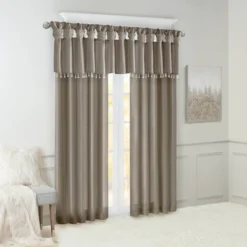Lillian Twisted Tab Light Filtering Lined Curtain Panel -Furniture Promotion Shop GUEST 3666bb34 b1ef 4320 8896 cbad8145c6ce