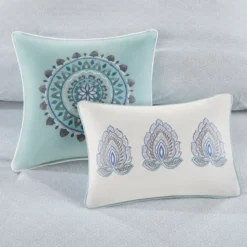 8pc Lian Cotton Printed Reversible Comforter Set Blue -Furniture Promotion Shop GUEST 36b94ba6 801d 4b02 a9a9 39a96c7a2913