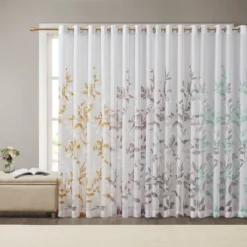 84"x50" Rosalie Burnout Printed Light Filtering Curtain Panel -Furniture Promotion Shop GUEST 3a22d4dc 3882 448a 9f16 2fcb3764e9fa