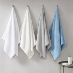 6pc Parker Luxury Striped Cotton Towel Set Ivory -Furniture Promotion Shop GUEST 3a958039 e9a1 4a05 96c2 52324f3491a3