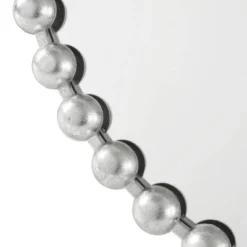 36" Dia Marlowe Round Decorative Wall Mirror Silver -Furniture Promotion Shop GUEST 42801c55 c396 416d 95eb 2ffc0c637346