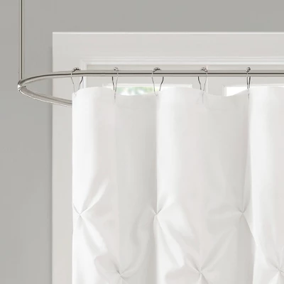Piedmont Solid Polyester Shower Curtain 1 Piedmont Solid Polyester Shower Curtain