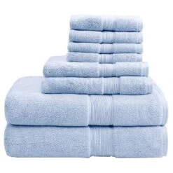 8pc Cotton Bath Towel Set -Furniture Promotion Shop GUEST 490e303a 819a 4504 ae73 5aab5c1185bb