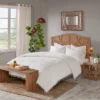 3pc Full/Queen Sula Cotton Comforter Set Ivory