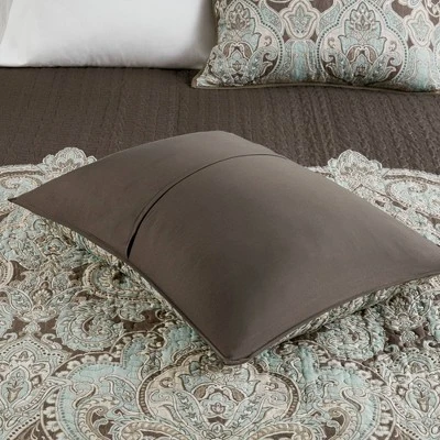 Leona Paisley Quilted Coverlet Set - 6pc 8 Leona Paisley Quilted Coverlet Set - 6pc - Image 8