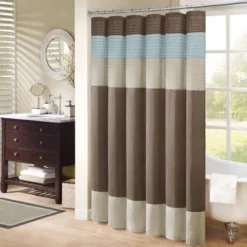 Salem Solid Pieced Polyester Shower Curtain -Furniture Promotion Shop GUEST 57fef841 7a3e 4864 aa31 39594880fe00