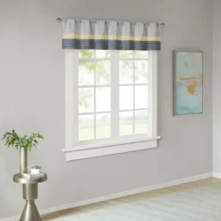18"x50" Salem Polyoni Pintuck Window Valance - Madison Park -Furniture Promotion Shop GUEST 58864930 7f45 4e1a 98ac 69ff1786cf56