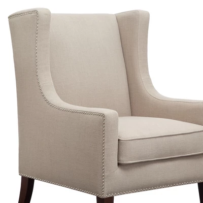 Colette Wing Chair Linen 2 Colette Wing Chair Linen - Image 2