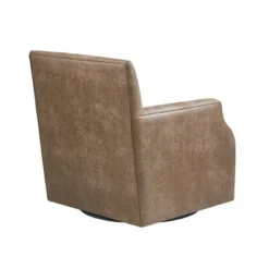 Glaser Faux Leather Swivel Chair Brown - Madison Park 11 Glaser Faux Leather Swivel Chair Brown - Madison Park -Furniture Promotion Shop GUEST 5f9bc0cf 07f0 4354 842a edce6fc8767f