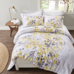 Madison Park Karissa Comforter Set With Bed Sheets Yellow -Furniture Promotion Shop GUEST 632c018c da32 4fa8 99af e100f1ec8f6c