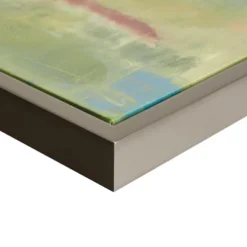 40.5" X 30.5" Morning Fields Green Hand Embellished Framed Canvas Blue -Furniture Promotion Shop GUEST 6500b6a9 9fb0 48c5 814a ee6fb4fbe1a1