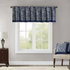 18"x50" Charlotte Jacquard Window Valance -Furniture Promotion Shop GUEST 655d2e1a 599e 424d a58f cd9d89fa167d