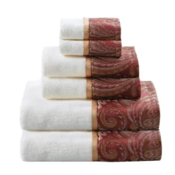 6pc Charlotte Jacquard Towel Set -Furniture Promotion Shop GUEST 6a83cc6d 3343 4630 b8f4 ca29b366b8cd