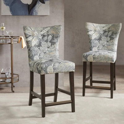 Mcline Counter Height Barstool Gray/Ivory 1 Mcline Counter Height Barstool Gray/Ivory