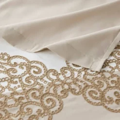 72"x72" Arabella Pieced And Embroidered Shower Curtain - Madison Park -Furniture Promotion Shop GUEST 6d78f6db ec7e 4f10 82ce ad88c4e8145b