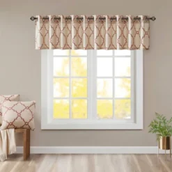 18"x50" Sereno Fretwork Print Valance -Furniture Promotion Shop GUEST 6e5a861c eccc 4bf6 a1cd 137c59109e16