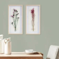 2pc Avant Garden Floral Shadowbox Set Natural - Madison Park -Furniture Promotion Shop GUEST 6feef275 2232 4889 ab31 242c73adf8cc