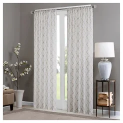 Clarissa Diamond Sheer Curtain Panel -Furniture Promotion Shop GUEST 706ecd53 7a7d 4093 96af 1cb8badf7c31