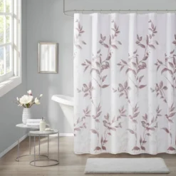 Rosalie Burnout Printed Shower Curtain -Furniture Promotion Shop GUEST 71674129 7457 4dff b8b7 ef42303527f8