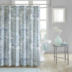 72"x72" Lian Printed Cotton Shower Curtain - Madison Park 12 72"x72" Lian Printed Cotton Shower Curtain - Madison Park -Furniture Promotion Shop GUEST 725063a8 bd6a 44c3 813c 25082826c948