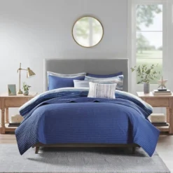 Madison Park 8pc Fairbanks Printed Seersucker Comforter And Coverlet Set Collection -Furniture Promotion Shop GUEST 737b4bb8 cfc1 4937 aad9 d62389527007