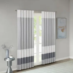 84"x50" Salem Polyoni Pintuck Light Filtering Window Curtain Panel - Madison Park -Furniture Promotion Shop GUEST 7b91a5fb 26b6 4f7e ada6 f85bea95f029