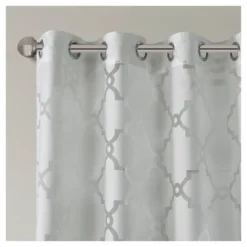 Zoe Fretwork Burnout Sheer Curtain Panel -Furniture Promotion Shop GUEST 7c221077 62b1 4cb3 bd8e 7dde34e70584