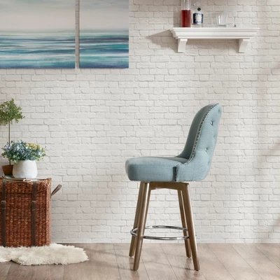 Bryant Counter Height Barstool With Swivel Seat - Madison Park 1 Bryant Counter Height Barstool With Swivel Seat - Madison Park