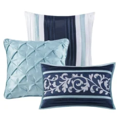 Martha Jacquard Comforter Set Navy - Madison Park -Furniture Promotion Shop GUEST 7f440b75 9da4 4f48 8711 57ba3c40b073