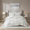 Valeria 3 Piece Tufted Cotton Chenille Comforter Set