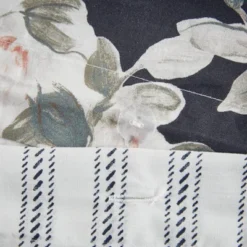 Sorrel Full/Queen 3pc Cotton Printed Reversible Coverlet Set Dark Blue -Furniture Promotion Shop GUEST 90214508 f286 4d12 93c9 64bc41c4478b