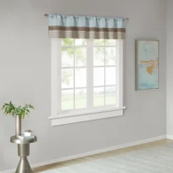 18"x50" Salem Polyoni Pintuck Window Valance - Madison Park -Furniture Promotion Shop GUEST 931aa8d5 ef99 4a8e b348 fa0e483b3744