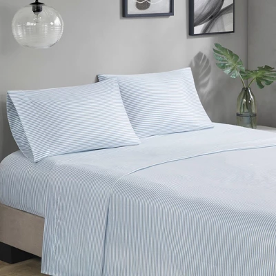 Madison Park Ryder Comforter Set With Bed Sheets Blue/Gray 3 Madison Park Ryder Comforter Set With Bed Sheets Blue/Gray - Image 3