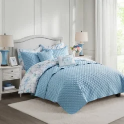 Elian Comforter And Coverlet Set Blue -Furniture Promotion Shop GUEST 9bc6efbe 86d9 4c5b a246 84745fc66ac6