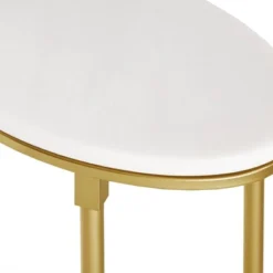 Bordeaux End Table White/Gold -Furniture Promotion Shop GUEST 9f7c4e54 48f7 48f4 a5be 014c71174af1