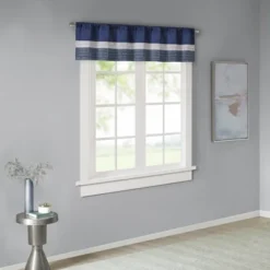 18"x50" Salem Polyoni Pintuck Window Valance - Madison Park -Furniture Promotion Shop GUEST a3963503 3842 4e03 9c43 f3d9a16bade3